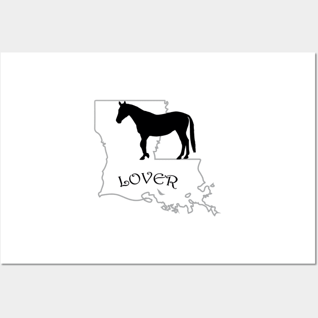 Louisiana Horse Lover Gifts Wall Art by Prairie Ridge Designs